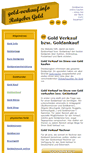 Mobile Screenshot of gold-verkauf.info